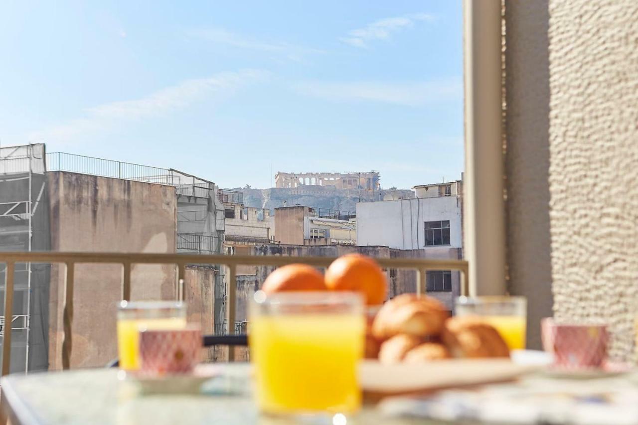 Spacious Suite W. Huge Balcony + Acropolis View Αθήνα Εξωτερικό φωτογραφία